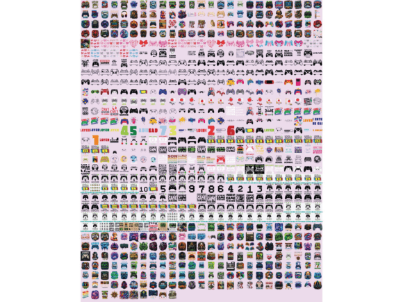 760 Gamer Video Game PNG SVG Bundle: A Creator's Guide to Quality and Usage
