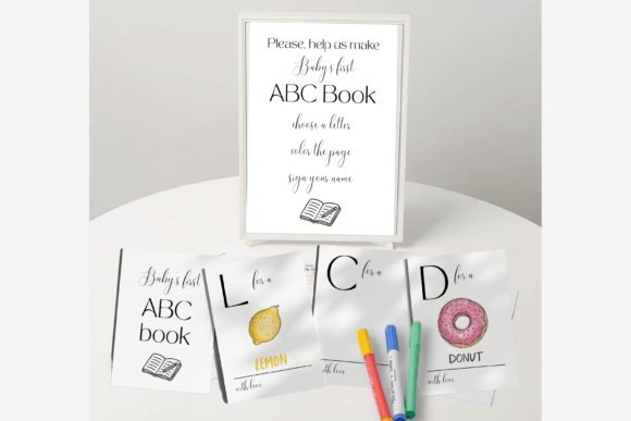 ABC Coloring Book Baby Shower Game: A Strategic Approach to Event Planning and Keepsake Creation