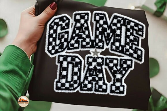 Checkered Game Day Faux Yarn Shirt PNG: A Versatile Design for Creative Projects
