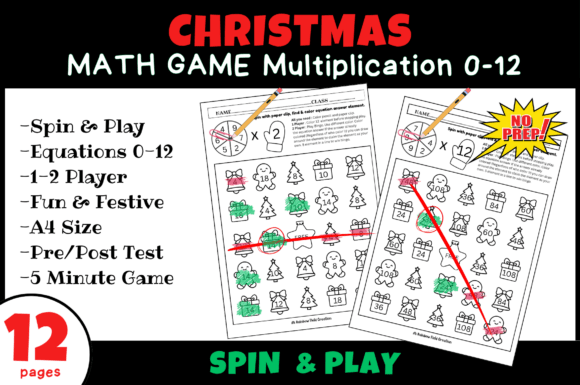Christmas Math Game Multiplication 0-12: A Practical Review