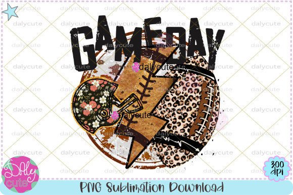 Elevating Custom Merchandise with the Game Day Football Leopard Western PNG