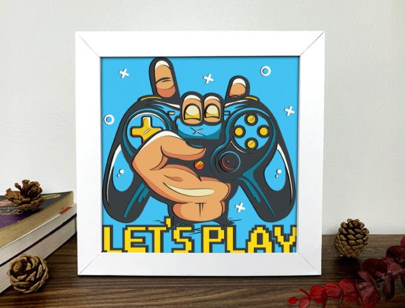 Elevating Digital Craftsmanship with the Video Game Shadow Box 3D Svg