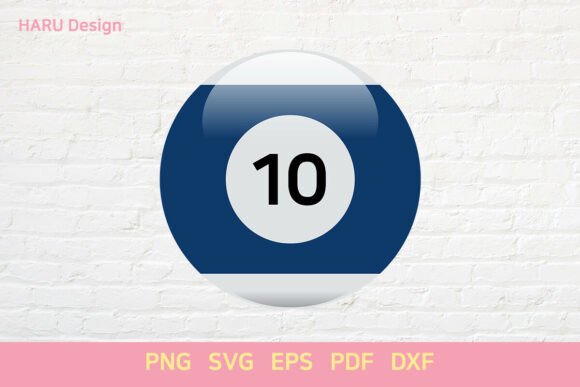 Enjoy Pool Balls 10 Billiard Balls Table Game at Home