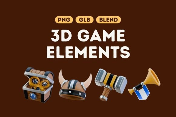 Epic 3D Game Elements Bundle Set 5: Elevating Fantasy Game Development