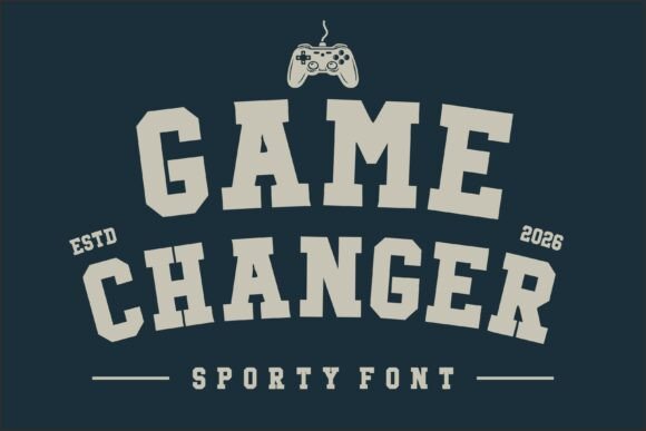 Game Changer: The Bold Typography Redefining Modern Sports and Gaming Aesthetics