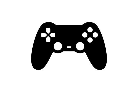 Game Controller Silhouette Icon: A Versatile Design Asset for Gamers and Creators