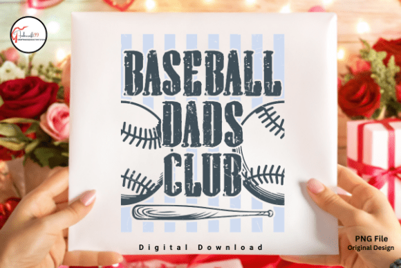 Game Day Baseball Dads Club Shirt PNG: A Stylish Choice for Baseball-Loving Fathers