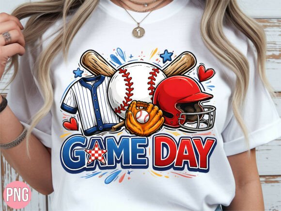 Game Day Baseball Sports Graphic PNG: A Must-Have for Creative Designers and Entrepreneurs