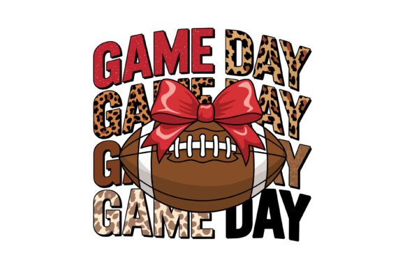Game Day Football Bow Design: A Versatile Digital Asset for Fans and Creators