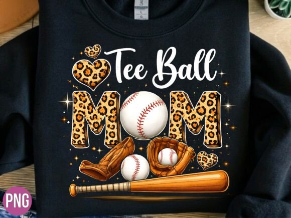 Leopard Tee Ball Mom Baseball Game PNG: A Practical Guide for Creators