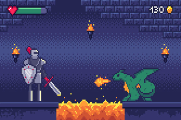 Pixel Art Game Level: A Retro-Inspired Asset for Modern Game Development