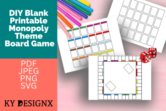 Printable Blank Monopoly Board Game: Your Canvas for Custom Gaming