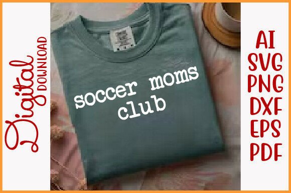 Soccer Moms Club PNG Trendy Game Day