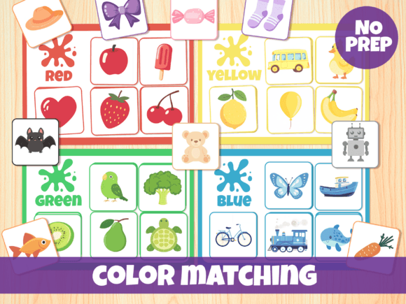 Unlock Learning Potential with a Printable Color Matching Game for Kids