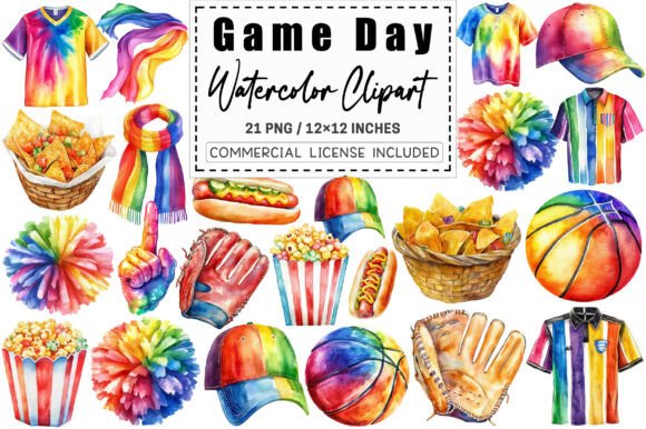 Unlock Your Creative Potential with Game Day Sublimation Clipart PNGs