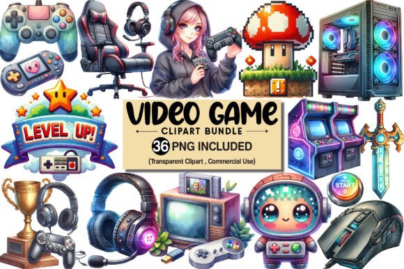 Unlock Your Creativity: The Complete Guide to High-Quality Video Game Clipart Bundles